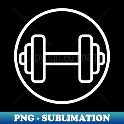 Dumbell - Modern Sublimation PNG File - Create with Confidence