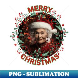 Merry Christmas Grandma - PNG Sublimation Digital Download - Perfect for Creative Projects