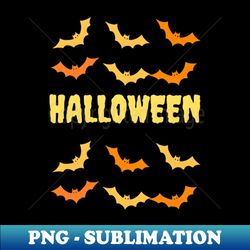 Happy halloween day halloween bats - Elegant Sublimation PNG Download - Instantly Transform Your Sublimation Projects