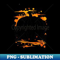 Fall Pumpkin - PNG Transparent Sublimation File - Perfect for Sublimation Art