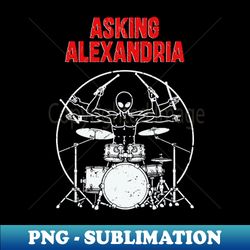 Asking Alexandria - Vintage Fanart - Exclusive Sublimation Digital File - Perfect for Sublimation Art