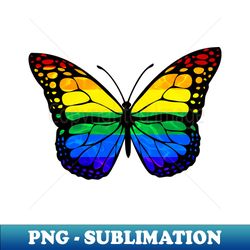 Rainbow Butterfly - Signature Sublimation PNG File - Unlock Vibrant Sublimation Designs