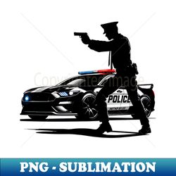 Police Car - Creative Sublimation PNG Download - Perfect for Creative Projects