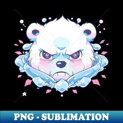 cute polar bear 1 - decorative sublimation png file - perfect for creative projects