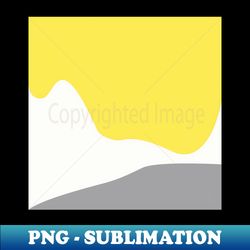 modern abstract yellow and grey landscape print - exclusive sublimation digital file - revolutionize your designs