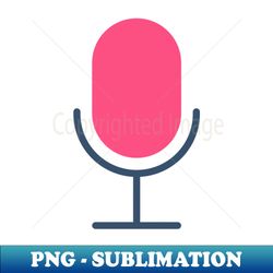 Microphone icon - High-Resolution PNG Sublimation File - Unleash Your Inner Rebellion