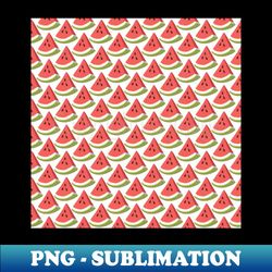 Watermelon Slices Fruits Summer Pattern White - Exclusive PNG Sublimation Download - Spice Up Your Sublimation Projects