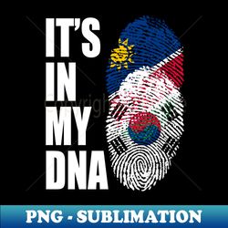 South Korean And Namibian Mix DNA Flag Heritage - Premium PNG Sublimation File - Add a Festive Touch to Every Day