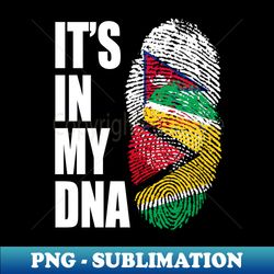 Guyanese And Nepalese Mix DNA Flag Heritage - PNG Transparent Sublimation Design - Enhance Your Apparel with Stunning Detail