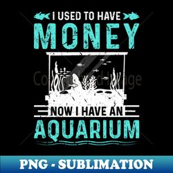 Funny Aquarium - Instant PNG Sublimation Download - Bold & Eye-catching