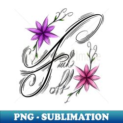 Fuck Off - Red - Digital Sublimation Download File - Enhance Your Apparel with Stunning Detail