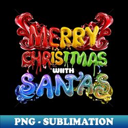 merry christmas - Trendy Sublimation Digital Download - Unleash Your Inner Rebellion