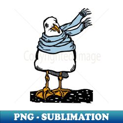 The Bescarfed Seagull - Premium Sublimation Digital Download - Instantly Transform Your Sublimation Projects