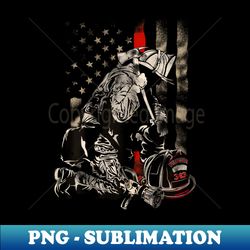 firefighter american flag - Aesthetic Sublimation Digital File - Add a Festive Touch to Every Day