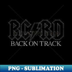 RCRD Back on Track - Outline - Decorative Sublimation PNG File - Perfect for Sublimation Art