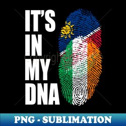 Irish And Namibian Mix DNA Flag Heritage - PNG Sublimation Digital Download - Bold & Eye-catching