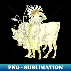 Oxeye Daisy Goddess - Creative Sublimation PNG Download - Add a Festive Touch to Every Day