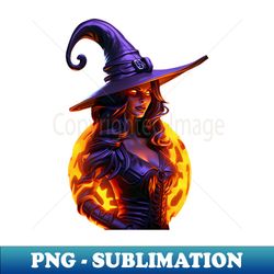 halloween witch and hat - png sublimation digital download - perfect for creative projects