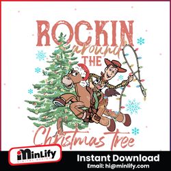 Woody Rockin Around The Christmas Tree SVG