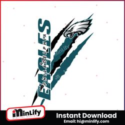 Scratch Philadelphia Eagles NFL Team SVG