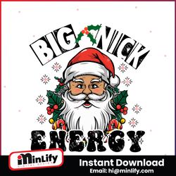 Big Nick Energy Santa Wreath SVG