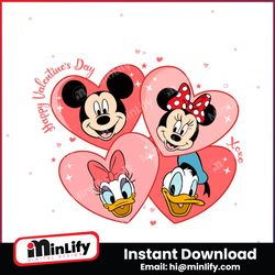 Mickey And Friends Valentines Day SVG