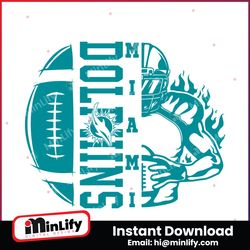Miami Dolphins Football Player Svg Digital Download