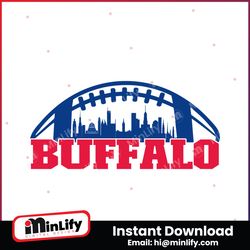 Buffalo Football Skyline Svg Digital Download