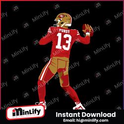 Brock Purdy San Francisco 49ers Player Svg Digital Download
