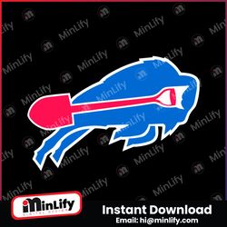 Retro Buffalo Bills Shovel Logo SVG