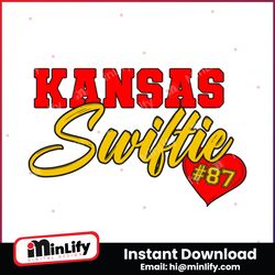 Cute Kansas Swiftie 87 Heart SVG