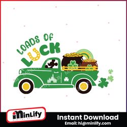 Loads Of Luck Mickey Shamrock Truck SVG