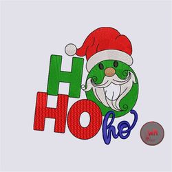 Ho Ho Ho Machine Embroidery Design, Ho Ho Ho Santa Digital Embroidery Designs, Christmas Embroidery Patterns, 3 sizes, I
