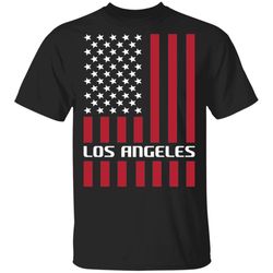 Los Angeles American Flag USA T-Shirt