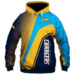 Los Angeles Chargers Zip Hoodie 3D Style1414 All Over Printed