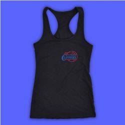 Los Angeles Clippers Dripping Breast Logo Women&8217S Tank Top Racerback
