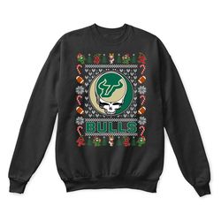 South Florida Bulls x Grateful Dead Christmas Ugly Sweater