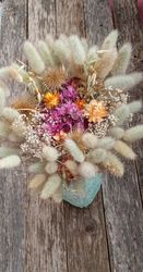 floral composition dried bouquet by hand/ natural dried flowers/ gift for her/ living room decor/ birthday gift/ bouquet
