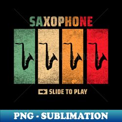 saxophone - png transparent digital download file for sublimation - transform your sublimation creations