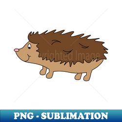 Hedgehog - PNG Transparent Digital Download File for Sublimation - Perfect for Creative Projects
