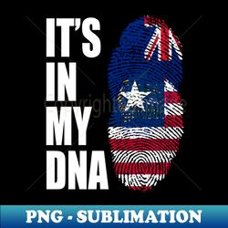 Liberian And Virgin Islander Mix DNA Flag Heritage - Digital Sublimation Download File - Transform Your Sublimation Creations