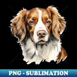 Cute Brittany Dog Art - Aesthetic Sublimation Digital File - Defying the Norms
