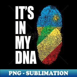 Rwandan And Congolese Republic Vintage Heritage DNA Flag - PNG Sublimation Digital Download - Instantly Transform Your Sublimation Projects