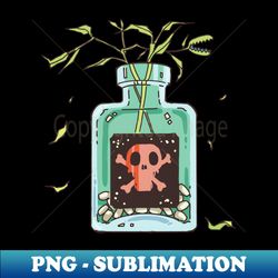 toxic poison bottle cartoon - aesthetic sublimation digital file - unleash your inner rebellion