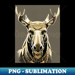 Golden Moose - Exclusive Sublimation Digital File - Perfect for Sublimation Mastery