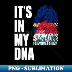 Iraqi And Nauruan Mix DNA Flag Heritage - Instant Sublimation Digital Download - Add a Festive Touch to Every Day