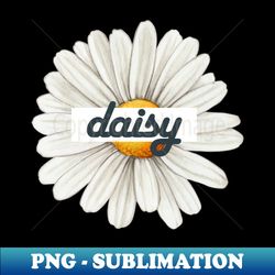 Daisies Flora Minimalist Retro Vintage Positive - Decorative Sublimation PNG File - Transform Your Sublimation Creations