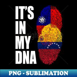 Taiwanese And Venezuelan Mix Heritage DNA Flag - Aesthetic Sublimation Digital File - Bring Your Designs to Life
