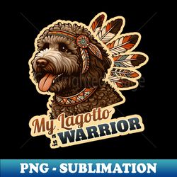 Indian Lagotto - PNG Sublimation Digital Download - Bring Your Designs to Life