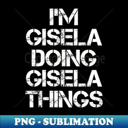 Gisela - PNG Transparent Sublimation File - Instantly Transform Your Sublimation Projects